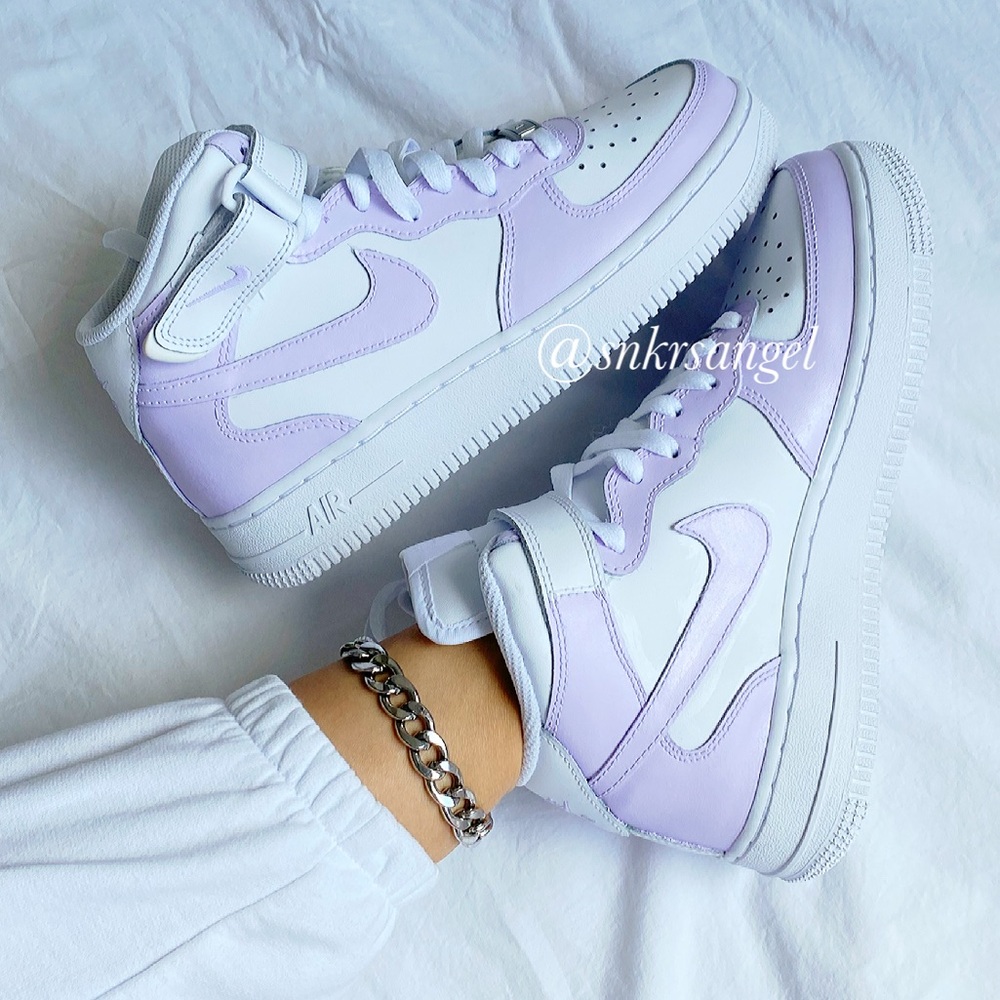 Custom Air Force 1 Mid Nike Shoes - Picture 6 of 6